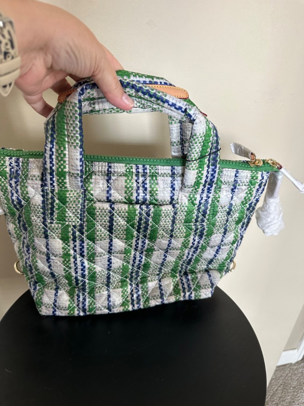 MZ Wallace Sutton Deluxe Summer Plaid pattern - Picture 5 of 7
